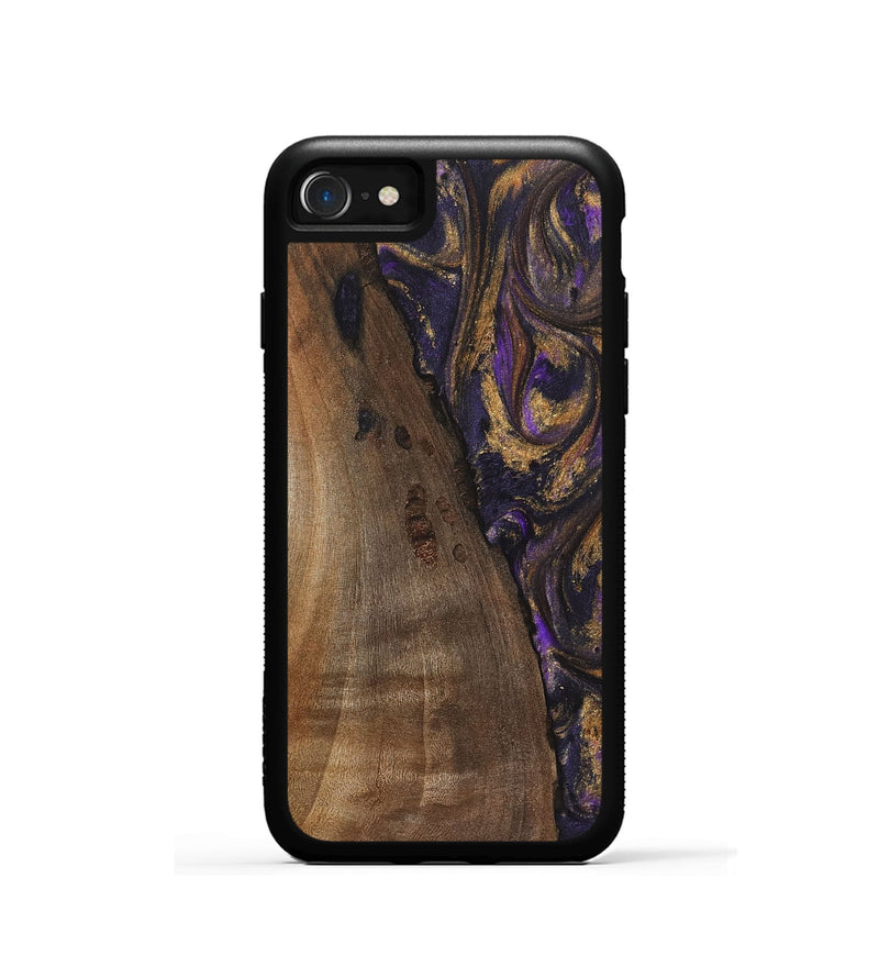 iPhone SE Wood Phone Case - Gloria (Purple, 725868)