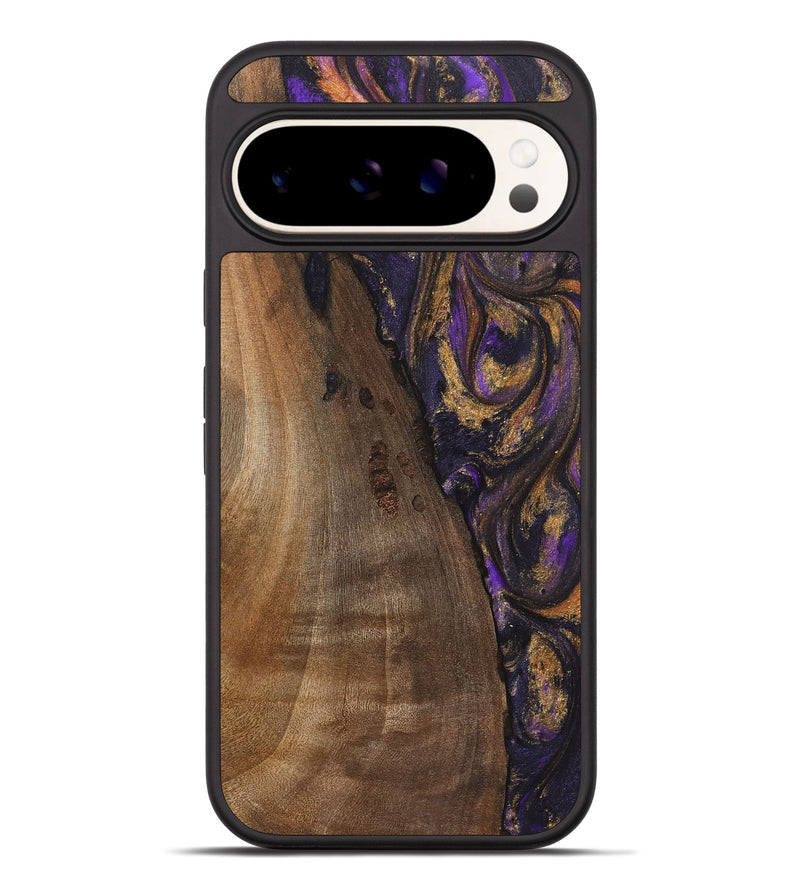 Pixel 9 Pro XL Wood Phone Case - Gloria (Purple, 725868)