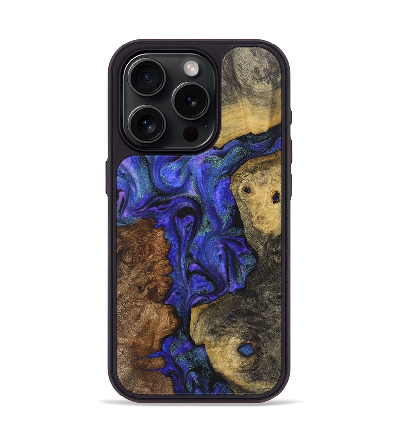 iPhone 15 Pro Wood Phone Case - Shannon (Purple, 725871)