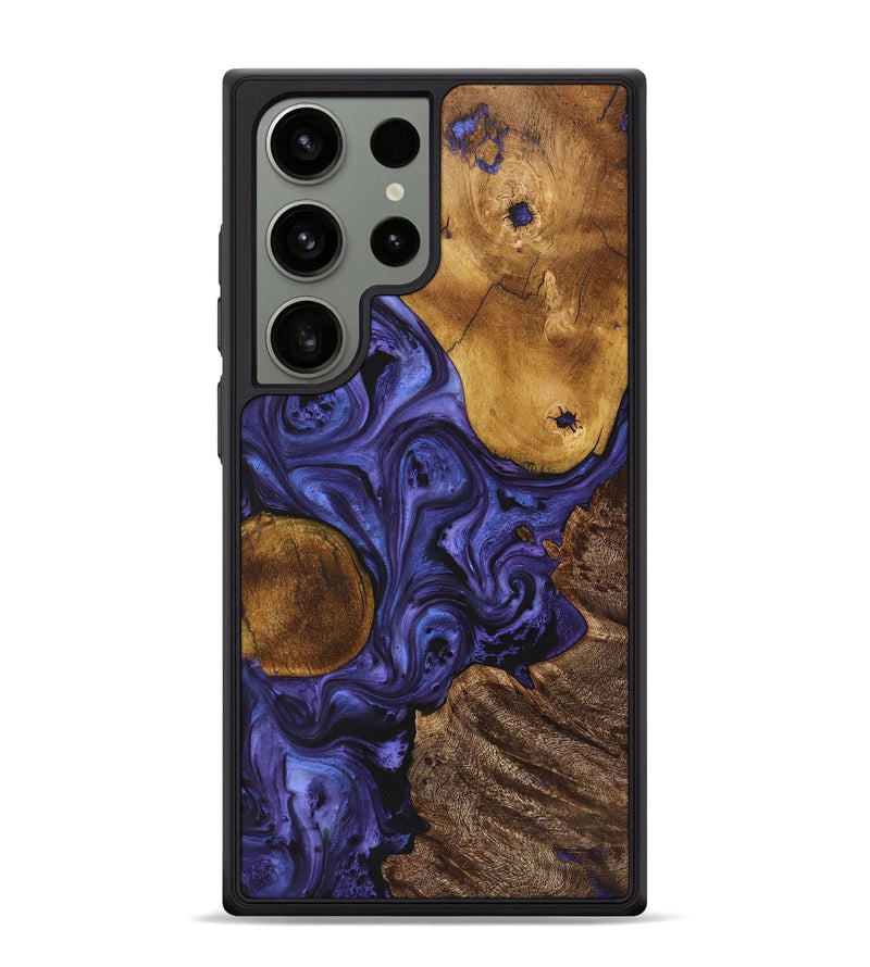 Galaxy S24 Ultra Wood Phone Case - Faith (Purple, 725872)