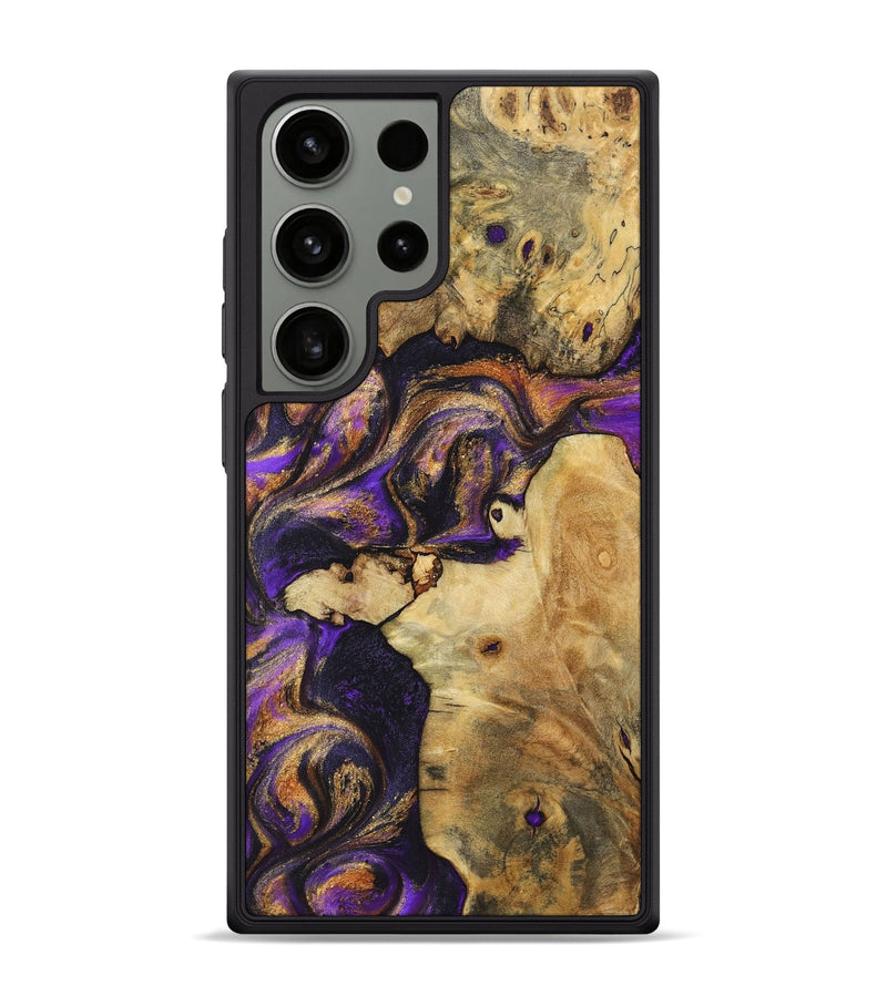 Galaxy S24 Ultra Wood Phone Case - Nancy (Purple, 725873)