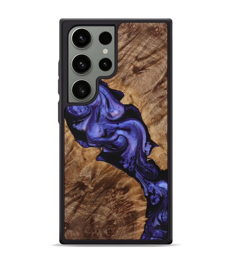 Galaxy S24 Ultra Wood Phone Case - Brynn (Purple, 725879)