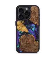 iPhone 15 Pro Wood Phone Case - Dayanara (Purple, 725888)