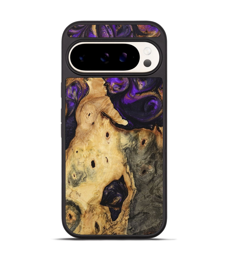 Pixel 9 Pro Wood Phone Case - Vicky (Purple, 725894)