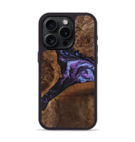 iPhone 15 Pro Wood Phone Case - Billie (Purple, 725895)