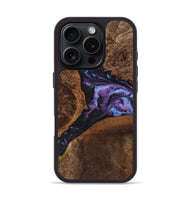 iPhone 16 Pro Wood Phone Case - Billie (Purple, 725895)