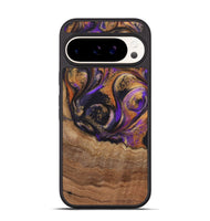 Pixel 9 Wood Phone Case - Ginger (Purple, 725897)