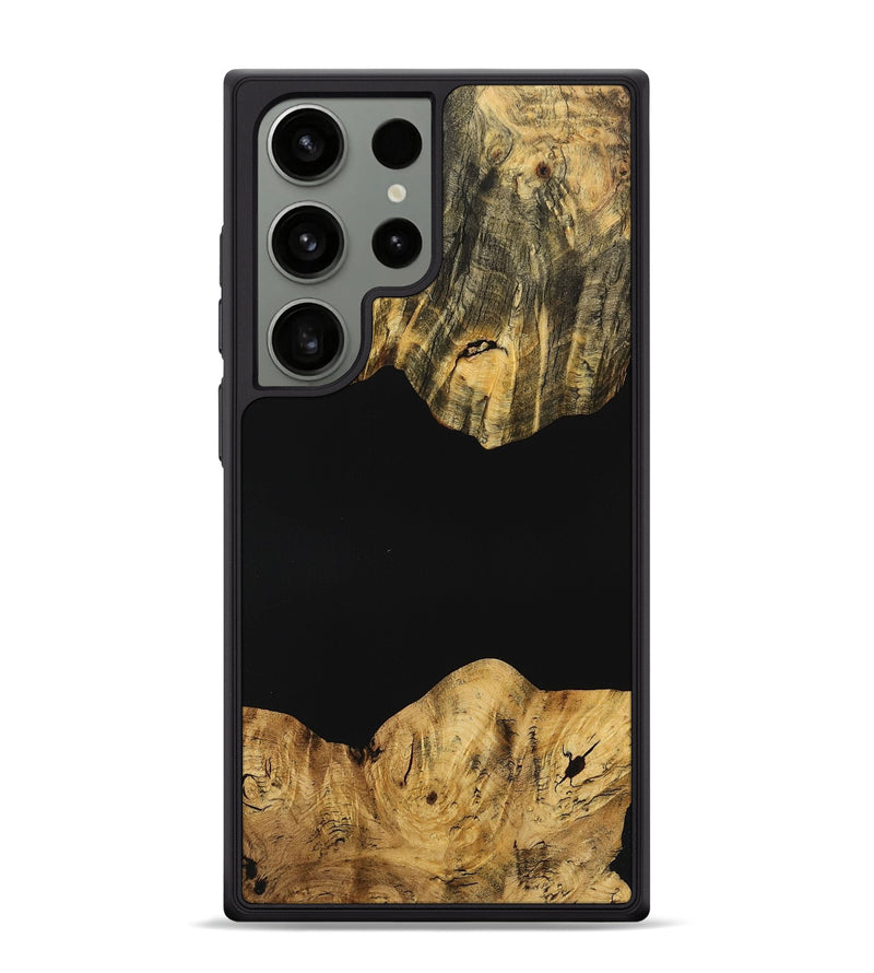 Galaxy S24 Ultra Wood Phone Case - Dustin (Pure Black, 725910)