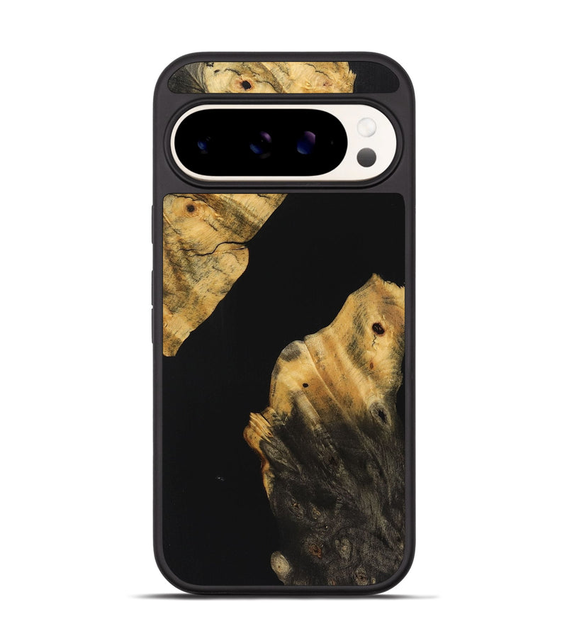 Pixel 9 Wood Phone Case - Emil (Pure Black, 725911)