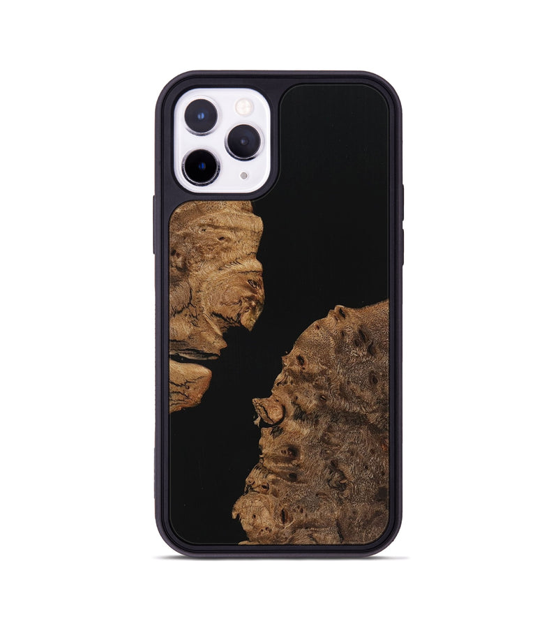 iPhone 11 Pro Wood Phone Case - Zayn (Pure Black, 725915)