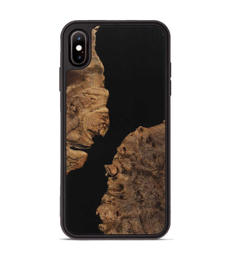 iPhone Xs Max Wood Phone Case - Zayn (Pure Black, 725915)