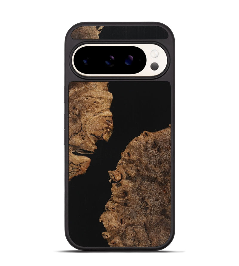 Pixel 9 Wood Phone Case - Zayn (Pure Black, 725915)