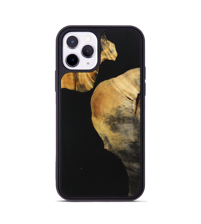 iPhone 11 Pro Wood Phone Case - Staci (Pure Black, 725918)