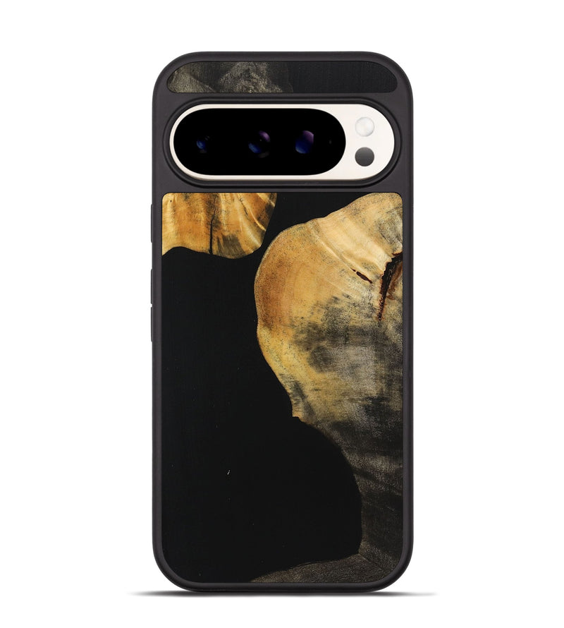 Pixel 9 Wood Phone Case - Staci (Pure Black, 725918)