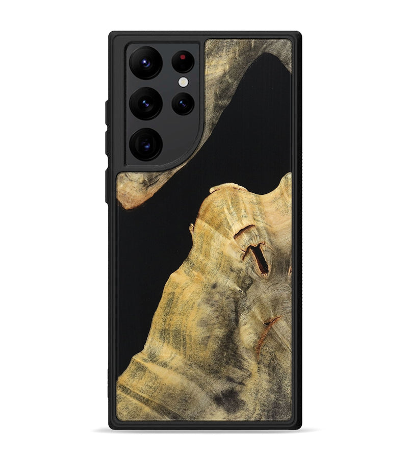 Galaxy S22 Ultra Wood Phone Case - Drew (Pure Black, 725920)