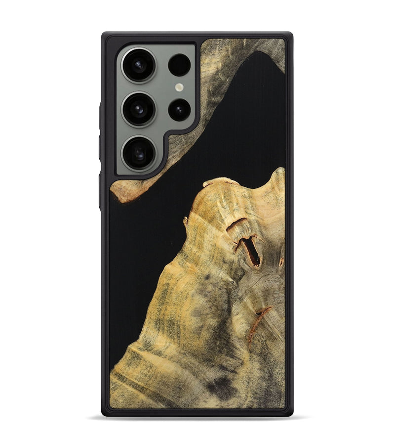 Galaxy S24 Ultra Wood Phone Case - Drew (Pure Black, 725920)