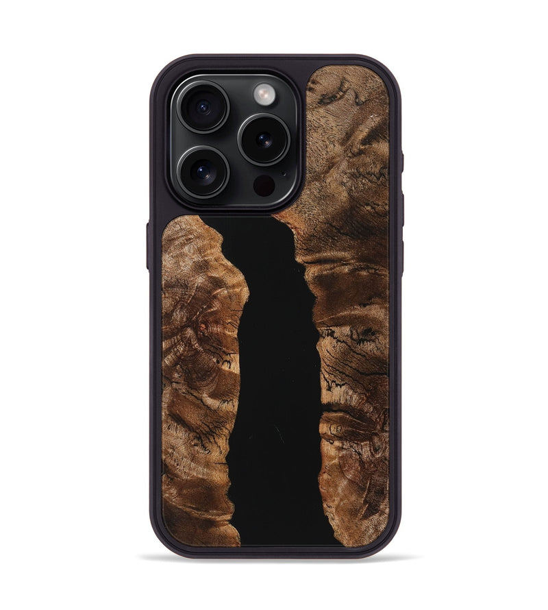 iPhone 15 Pro Wood Phone Case - Jayleen (Pure Black, 725924)