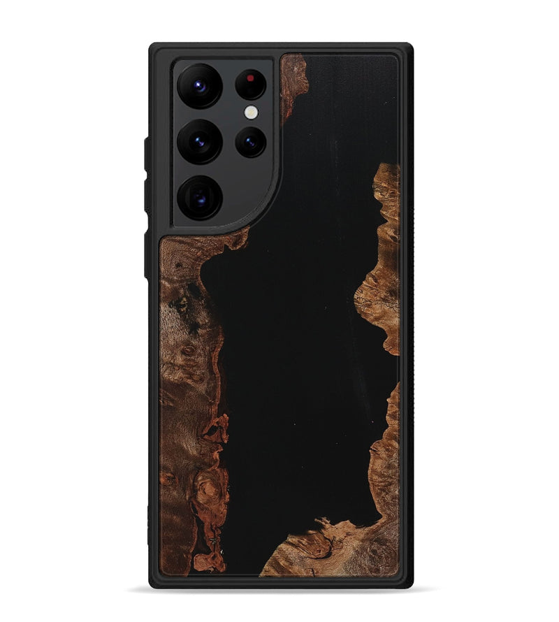 Galaxy S22 Ultra Wood Phone Case - Kali (Pure Black, 725928)