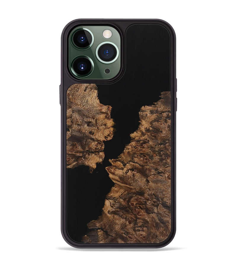 iPhone 13 Pro Max Wood Phone Case - Jazmine (Pure Black, 725940)