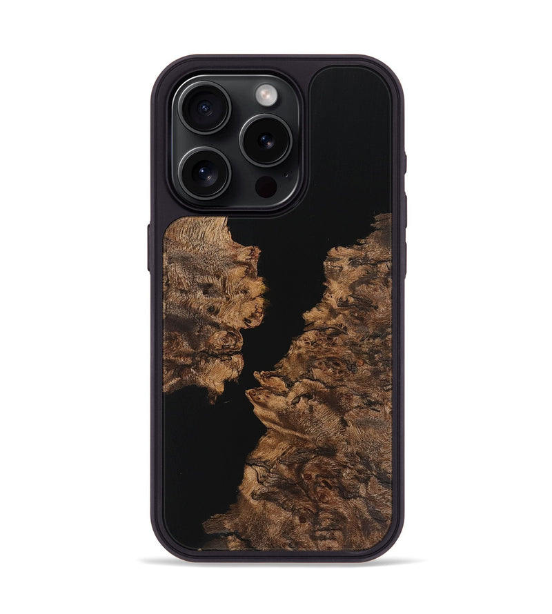 iPhone 15 Pro Wood Phone Case - Jazmine (Pure Black, 725940)