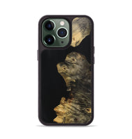 iPhone 13 Pro Wood Phone Case - Patricia (Pure Black, 725941)