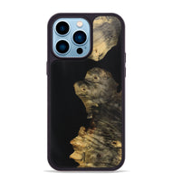 iPhone 14 Pro Max Wood Phone Case - Patricia (Pure Black, 725941)