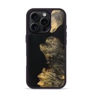 iPhone 16 Pro Wood Phone Case - Patricia (Pure Black, 725941)