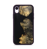 iPhone Xr Wood Phone Case - Patricia (Pure Black, 725941)