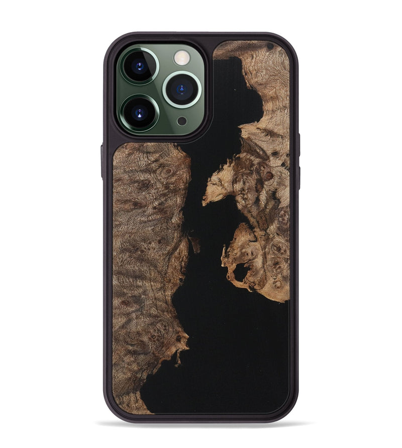 iPhone 13 Pro Max Wood Phone Case - Devonte (Pure Black, 725943)