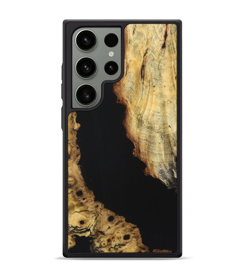 Galaxy S24 Ultra Wood Phone Case - Clayton (Pure Black, 725945)