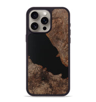 iPhone 15 Pro Max Wood Phone Case - Tucker (Pure Black, 725949)