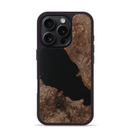 iPhone 16 Pro Wood Phone Case - Tucker (Pure Black, 725949)