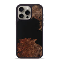 iPhone 15 Pro Max Wood Phone Case - Robin (Pure Black, 725951)