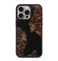 iPhone 15 Pro Max Wood Phone Case - Analia (Pure Black, 725952)