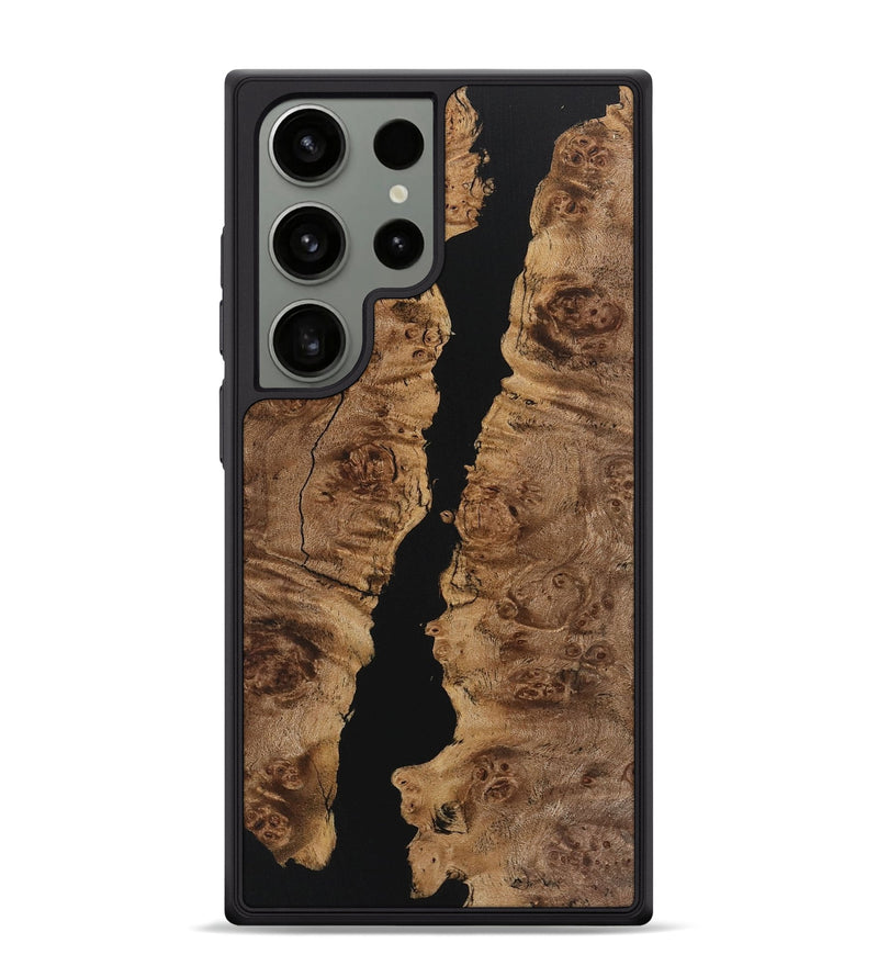 Galaxy S24 Ultra Wood Phone Case - Juanita (Pure Black, 725959)