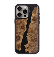 iPhone 15 Pro Max Wood Phone Case - Juanita (Pure Black, 725959)