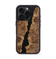 iPhone 16 Pro Wood Phone Case - Juanita (Pure Black, 725959)