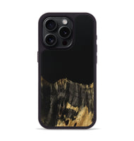 iPhone 15 Pro Wood Phone Case - Leroy (Pure Black, 725960)