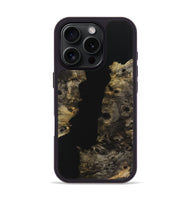 iPhone 16 Pro Wood Phone Case - Delbert (Pure Black, 725961)