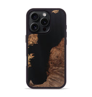 iPhone 16 Pro Wood Phone Case - Isaiah (Pure Black, 725962)