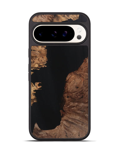 Pixel 9 Pro Wood Phone Case - Isaiah (Pure Black, 725962)