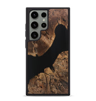 Galaxy S24 Ultra Wood Phone Case - Esther (Pure Black, 725963)