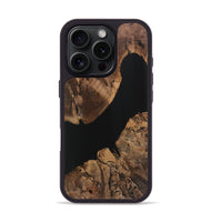 iPhone 16 Pro Wood Phone Case - Esther (Pure Black, 725963)