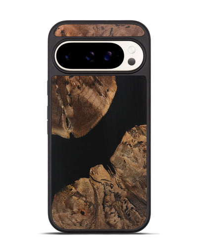 Pixel 9 Pro Wood Phone Case - Esther (Pure Black, 725963)