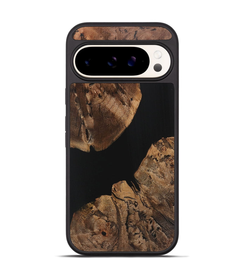 Pixel 9 Pro Wood Phone Case - Esther (Pure Black, 725963)