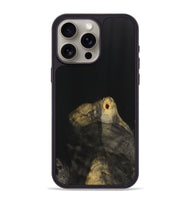 iPhone 15 Pro Max Wood Phone Case - Pauline (Pure Black, 725964)