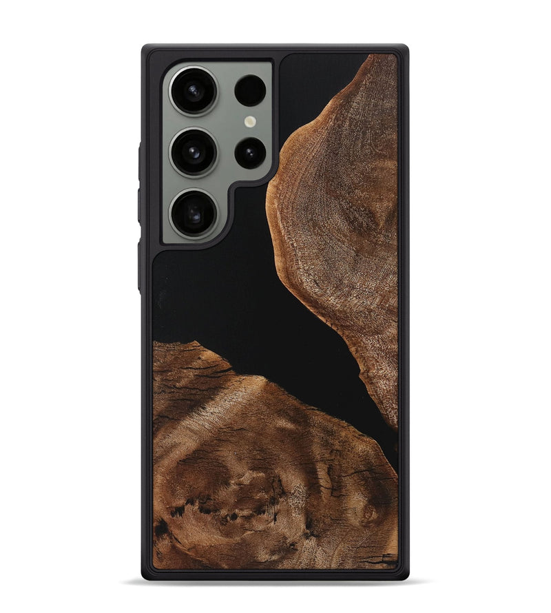 Galaxy S24 Ultra Wood Phone Case - Anna (Pure Black, 725965)