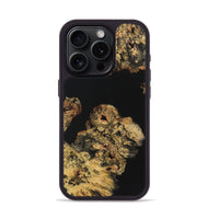 iPhone 15 Pro Wood Phone Case - Shelly (Pure Black, 725969)