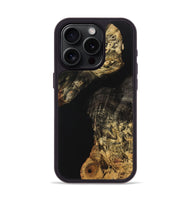 iPhone 15 Pro Wood Phone Case - Aliyah (Pure Black, 725970)