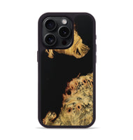 iPhone 15 Pro Wood Phone Case - Katherine (Pure Black, 725971)